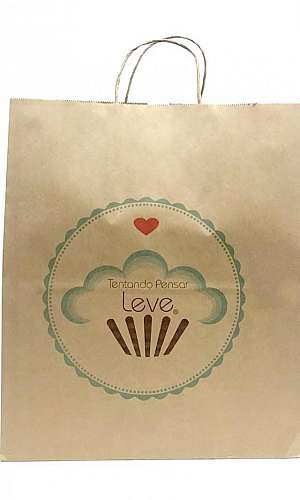 Sacola kraft personalizada Sacola kraft personalizada